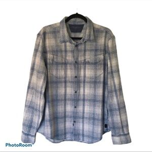 CALVIN KLEIN JEANS Button Down Shirt 
Blue and White
XL